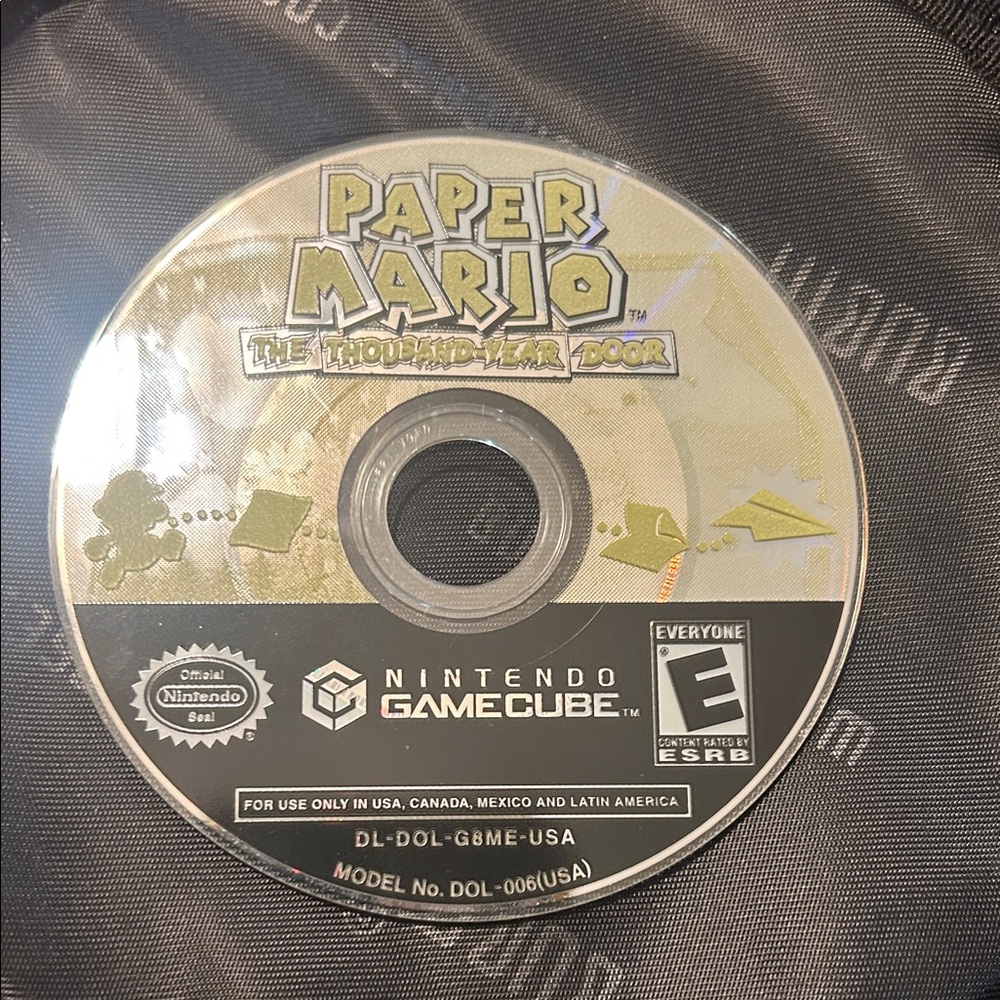 Nintendo GameCube Paper Mario Disc